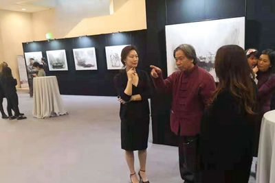 中國水墨幻象畫家劉以通大英博物館辦展3